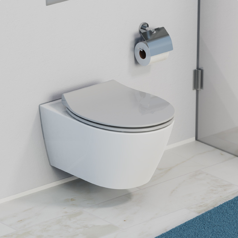 Schütte Duroplast wc-bril grijs