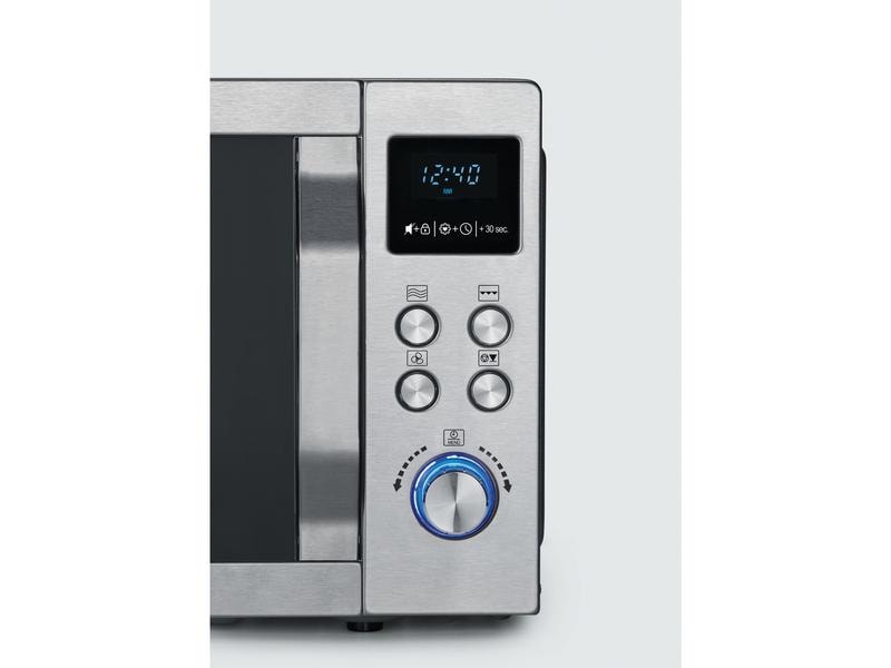 Severin Mikrowelle mit Grill MW7774 Grau Mikrowelle mit einer Leistung von 900 W