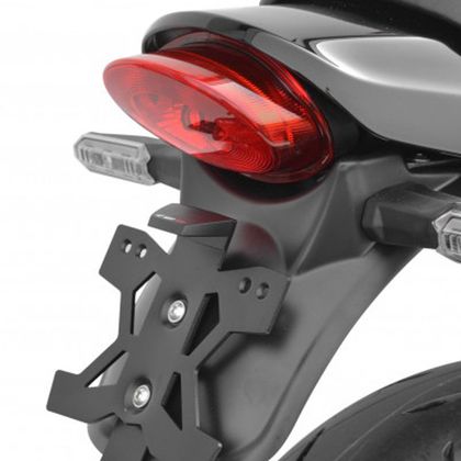 Support de plaque Top Block avec garde boue KAWASAKI Z 650 RS - Noir