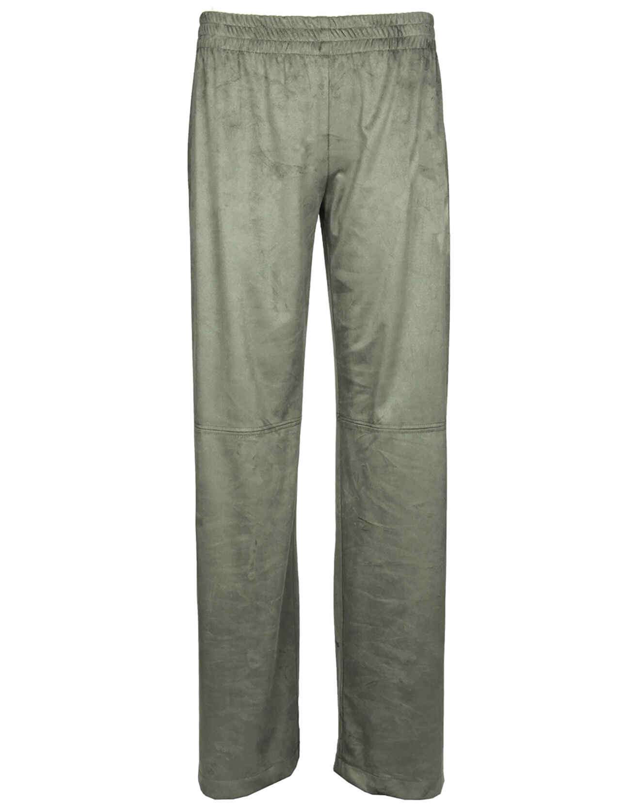 Lauren Vidal Pantalon en Suédine Lou kaki