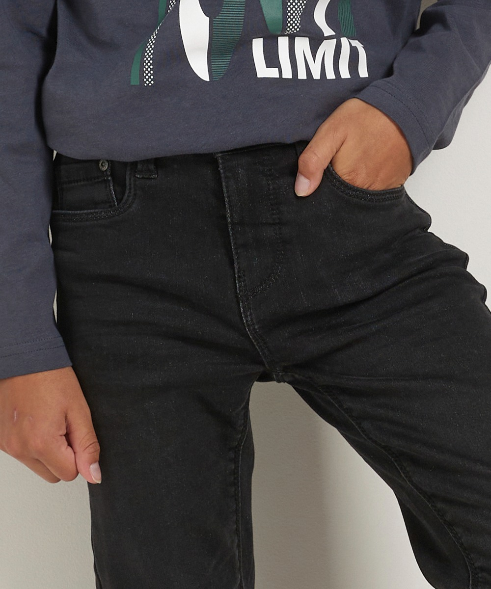 skinny fit jogg jeans - zwart
