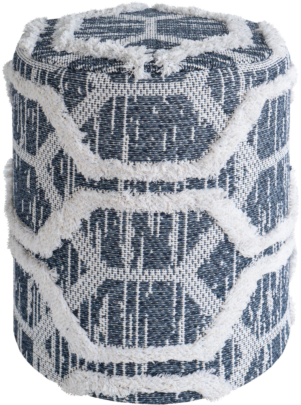 Obsession Sitzhocker »Hocker My Nomad Pouf« 1 Stk. tlg. rund, Ø 36 cm, Höhe 50 cm, handgearbeitet, Wohnzimmer & Schlafzimmer