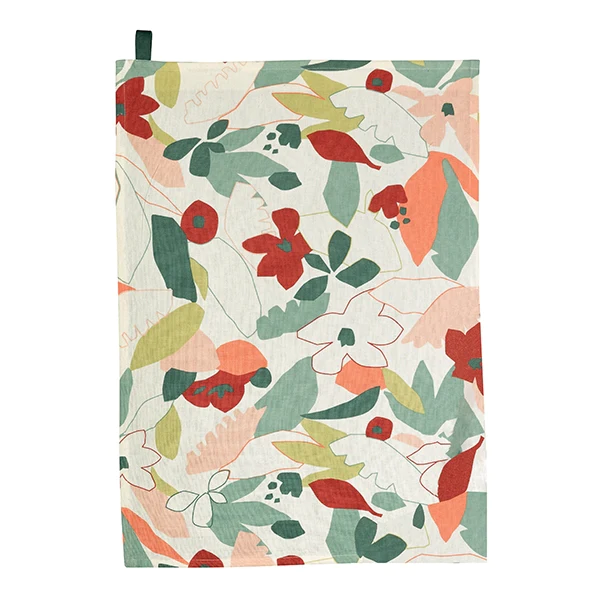 Torchon de cuisine CLEO 50 x 70 imprimé floral Winkler Winkler