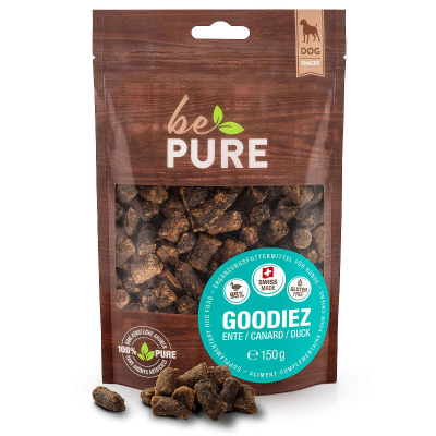 bePure Hundesnack Goodiez Ente 150g