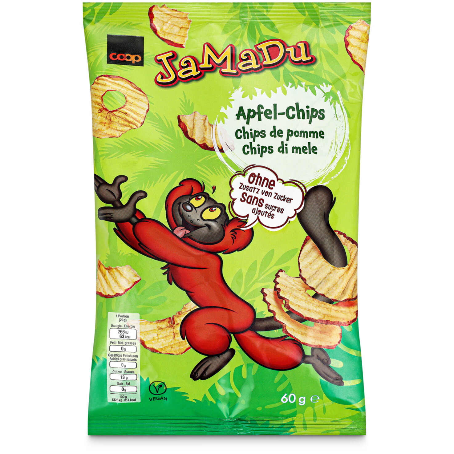 JaMaDu Apfel-Chips