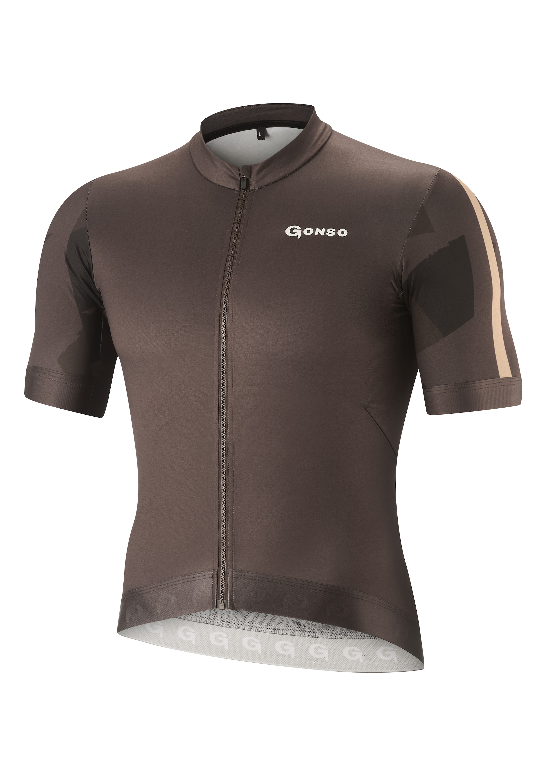 Gonso Radtrikot »TRESERO«, Herren Radshirt kurzarm, atmungsaktives Fahrradtrikot mit Rückentasche