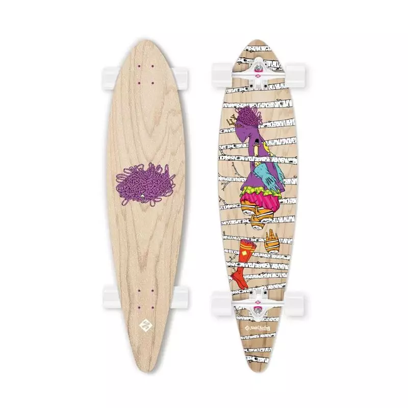 Longboard STREET SURFING pintail woods40´´