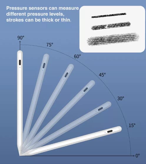 Stylus pen til touchskærme Hvid