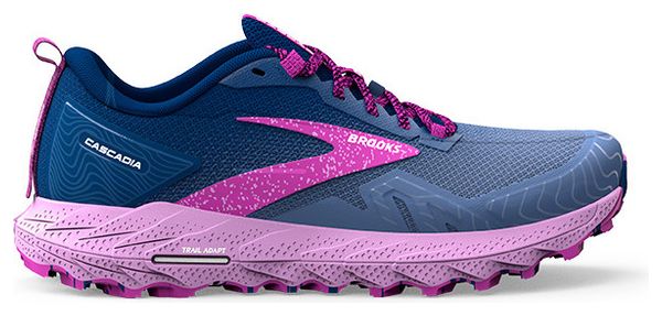 Chaussures de Trail Brooks Cascadia 17 Bleu Violet Femme 39