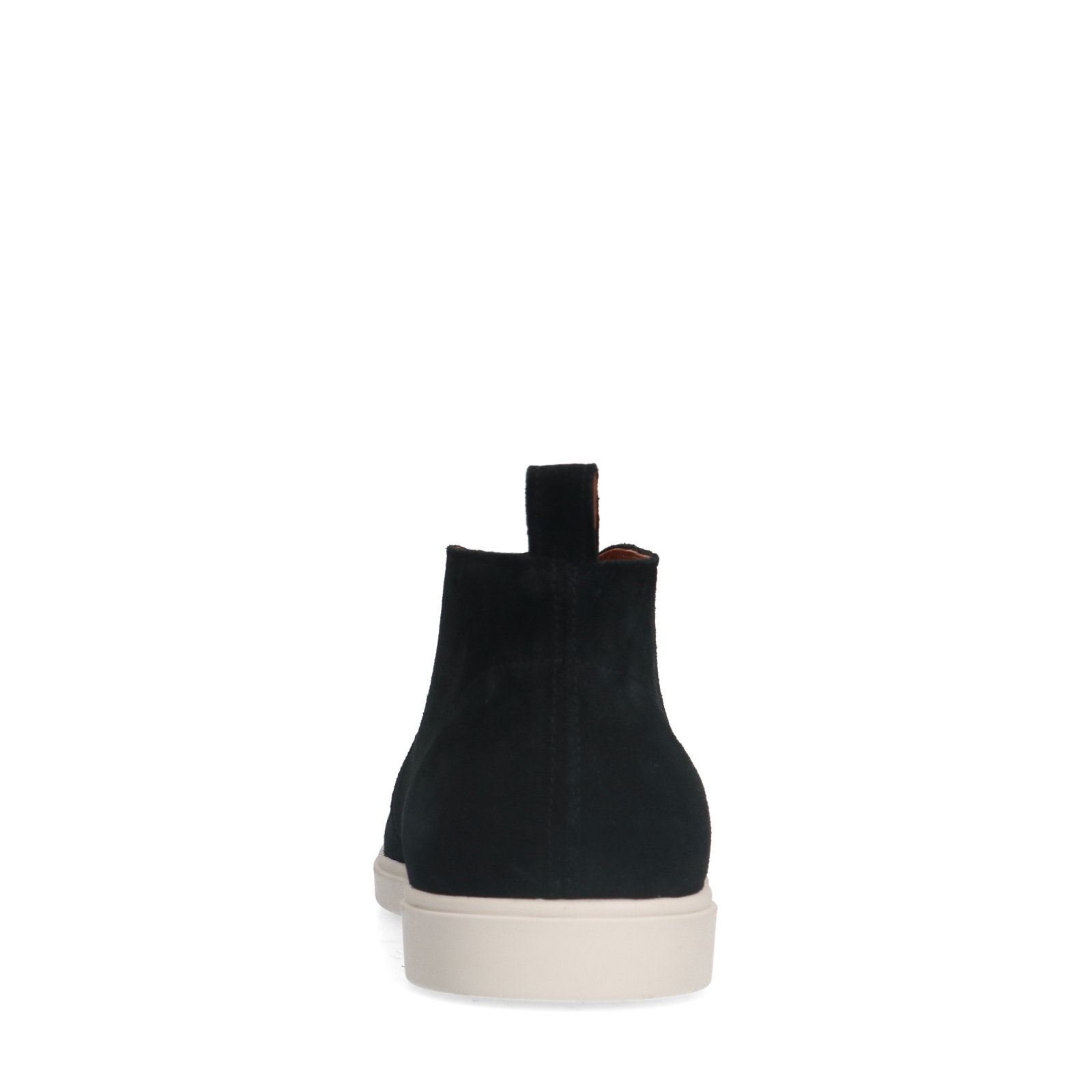 Zwarte suède veterboots
