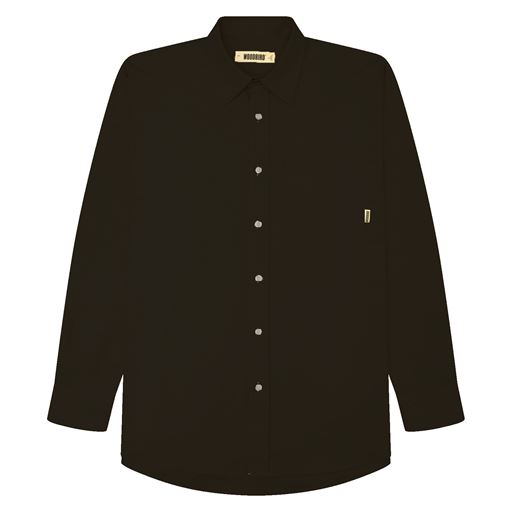Woodbird Yuzo Classic Skjorte, Sort, L