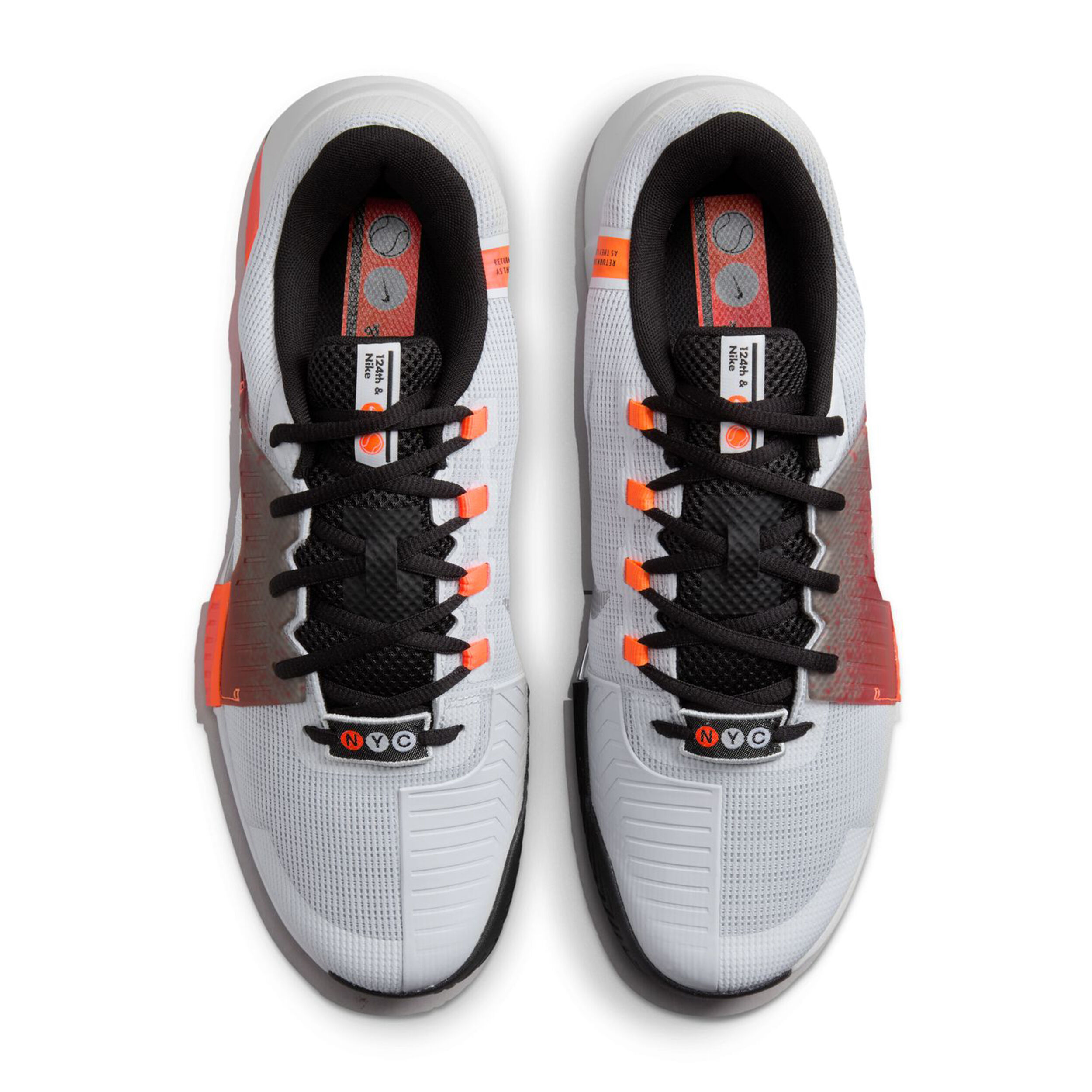 Nike Zoom GP Challenge 1 PRM Chaussures Toutes Surfaces Hommes - Blanc , Orange