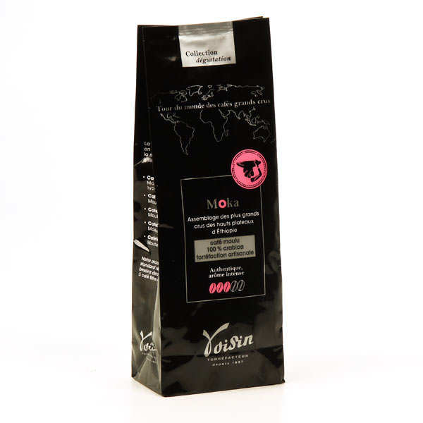 Café moulu Moka 100% Arabica - Force 3/5