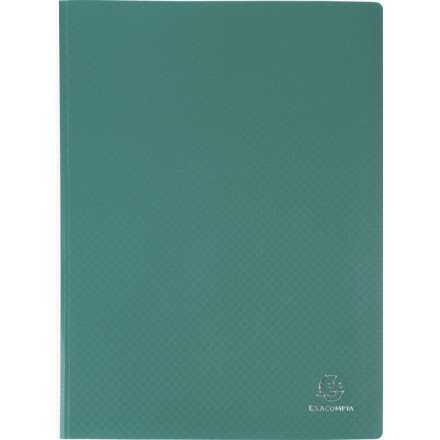Protège-documents polypropylène souple 30 pochettes grainées opaque 60 vues - A4 vert