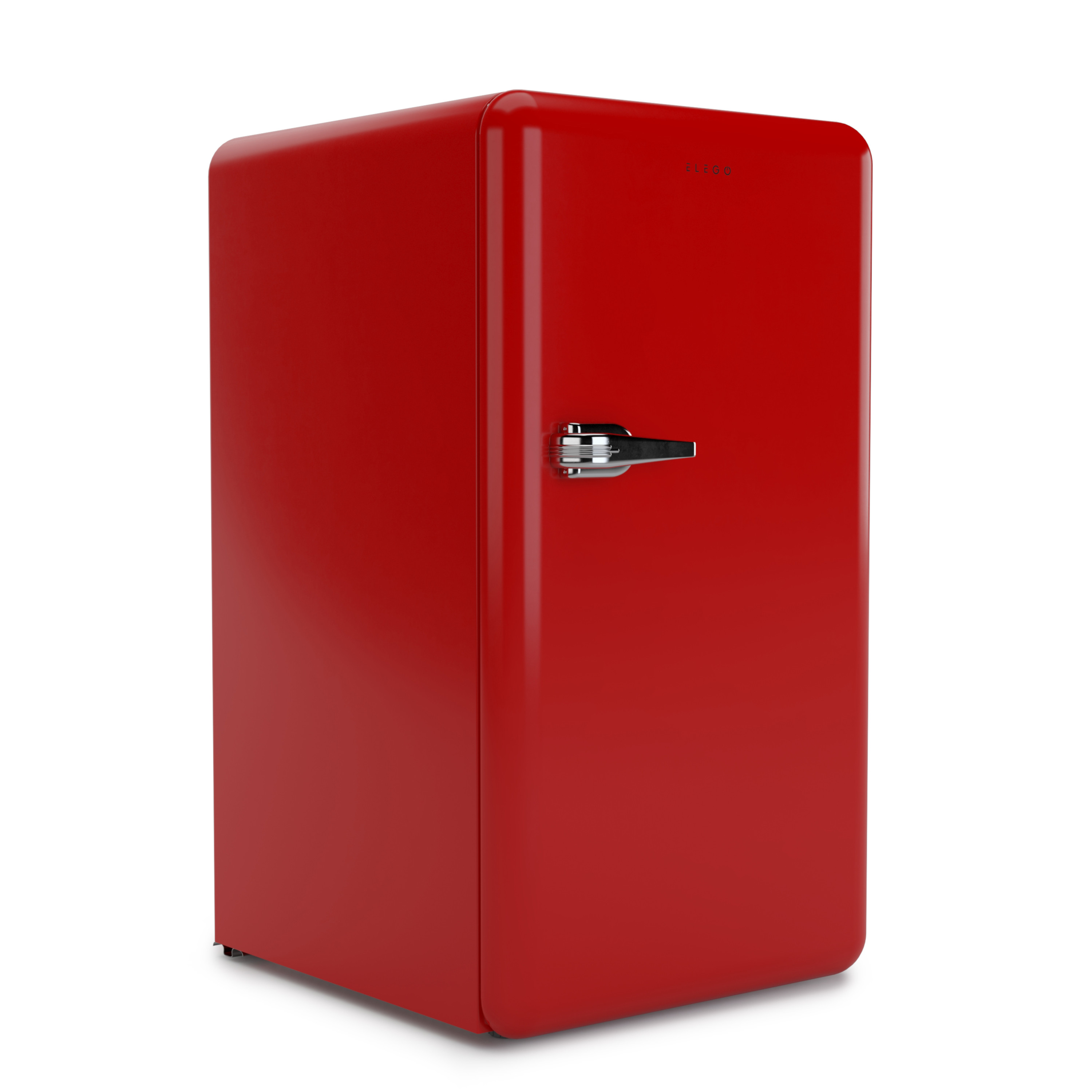 Kühlschrank mit Gefrierfach 90L rot
