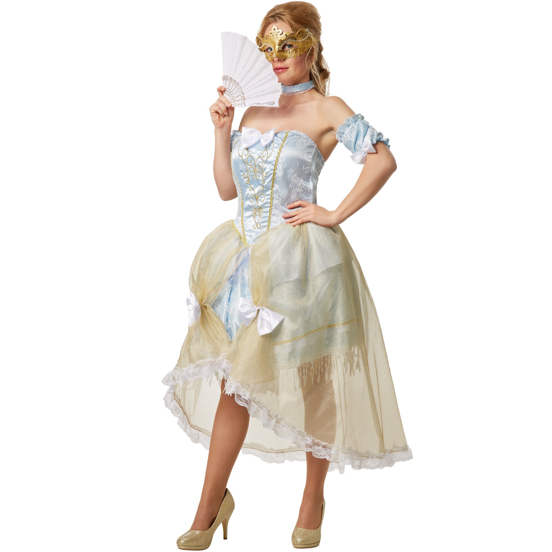 tectake® Frauenkostüm im Sexy Barockstyle