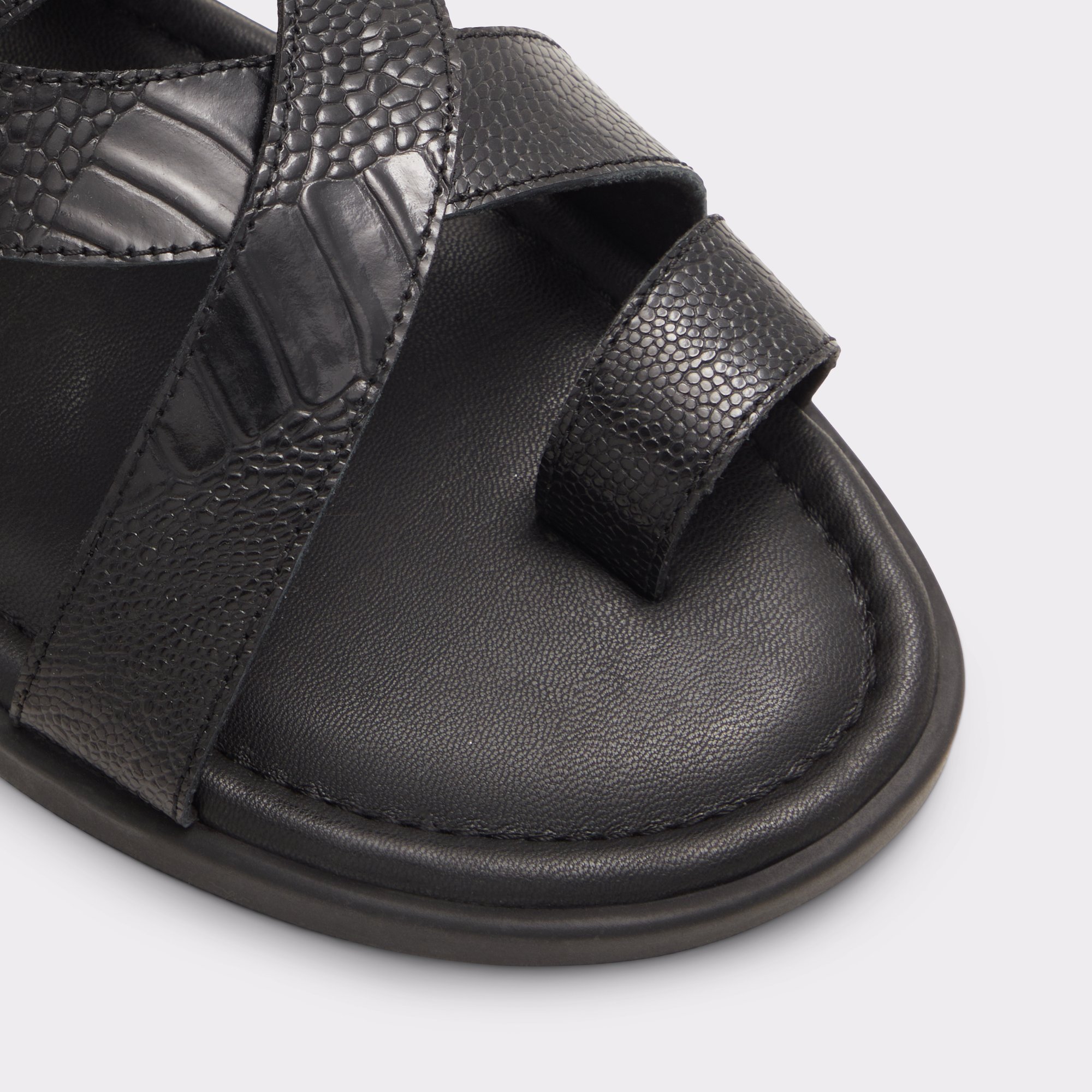 Zaino Black Men Sandals & Slides