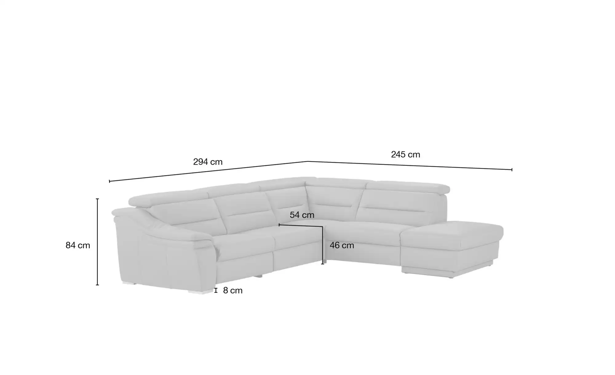 meinSofa Ecksofa Ivonne
