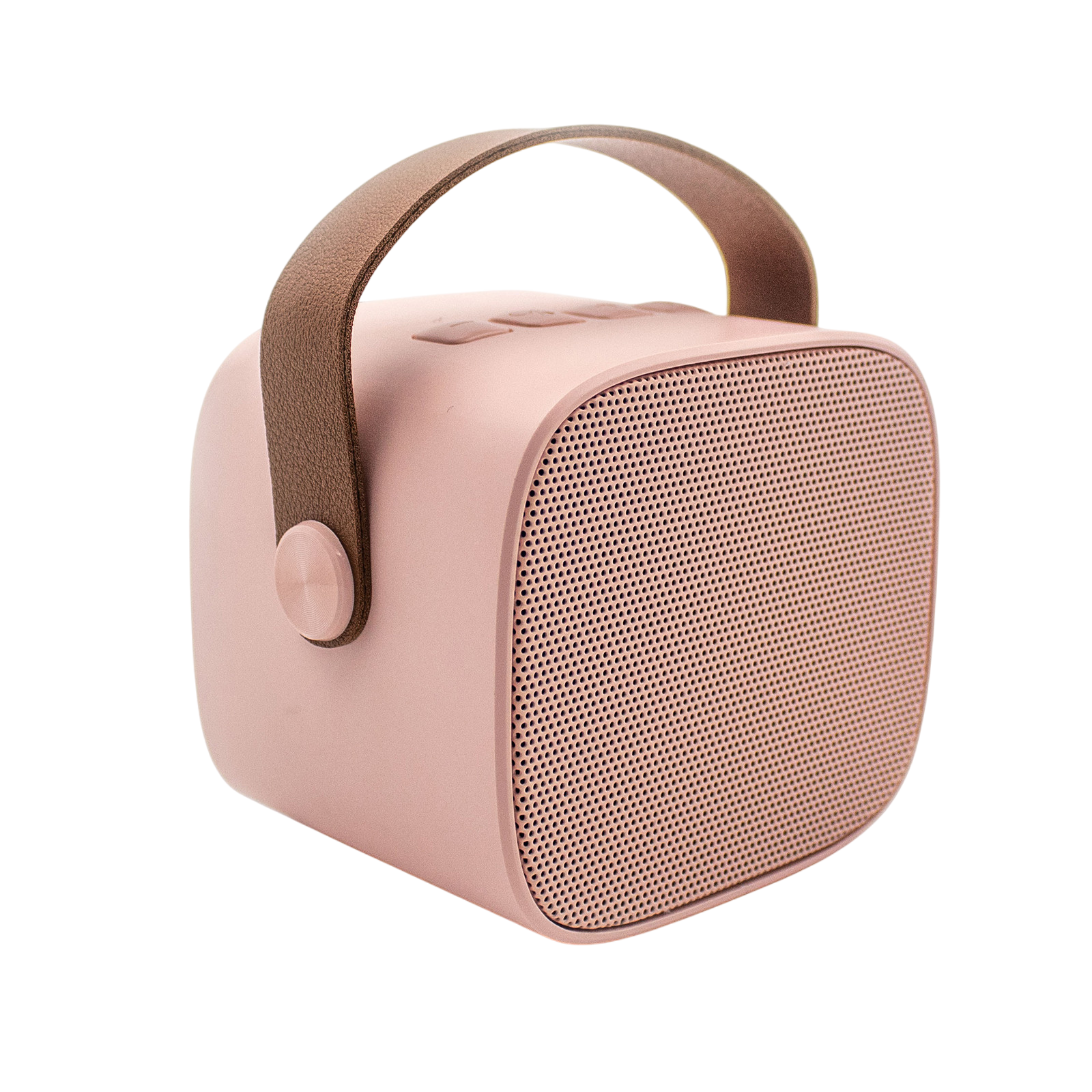 Wiederaufladbarer kabelloser Lautsprecher und Mikrofon Rose Pastel