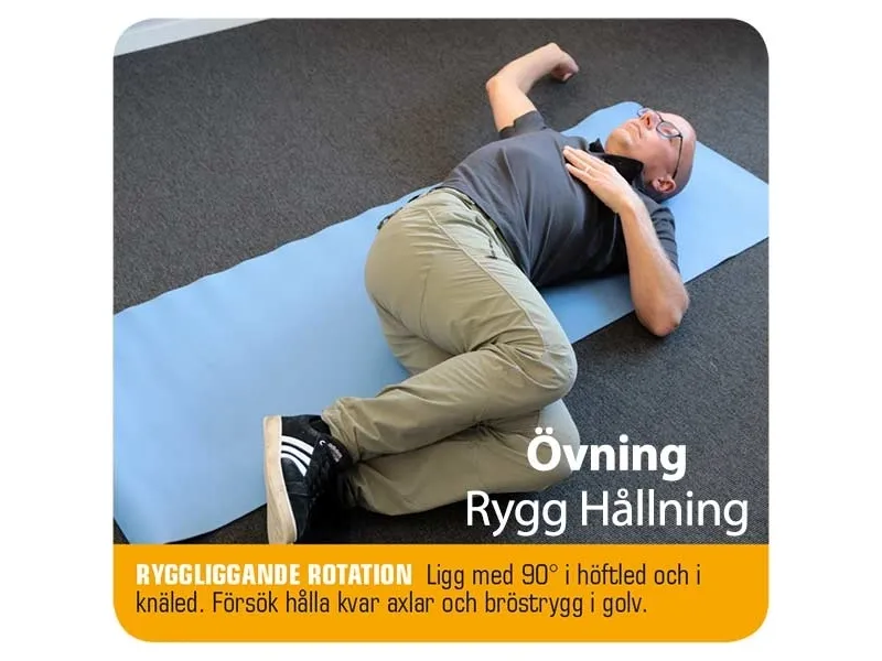 Yogamåtte blå/grå