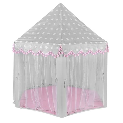 Barnetelt grå og rosa Kruzzel 23476
