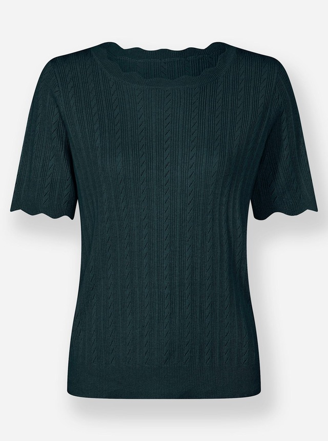 Inspirationen Kurzarmpullover »Kurzarm-Pullover«