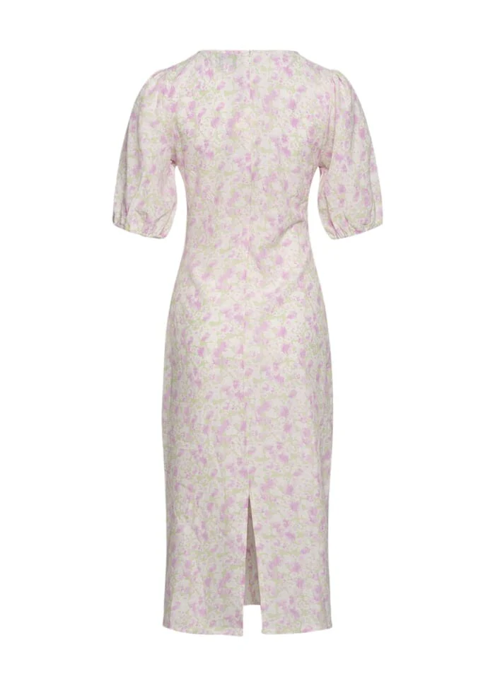 Noella Rudy Long Dress pale green pink
