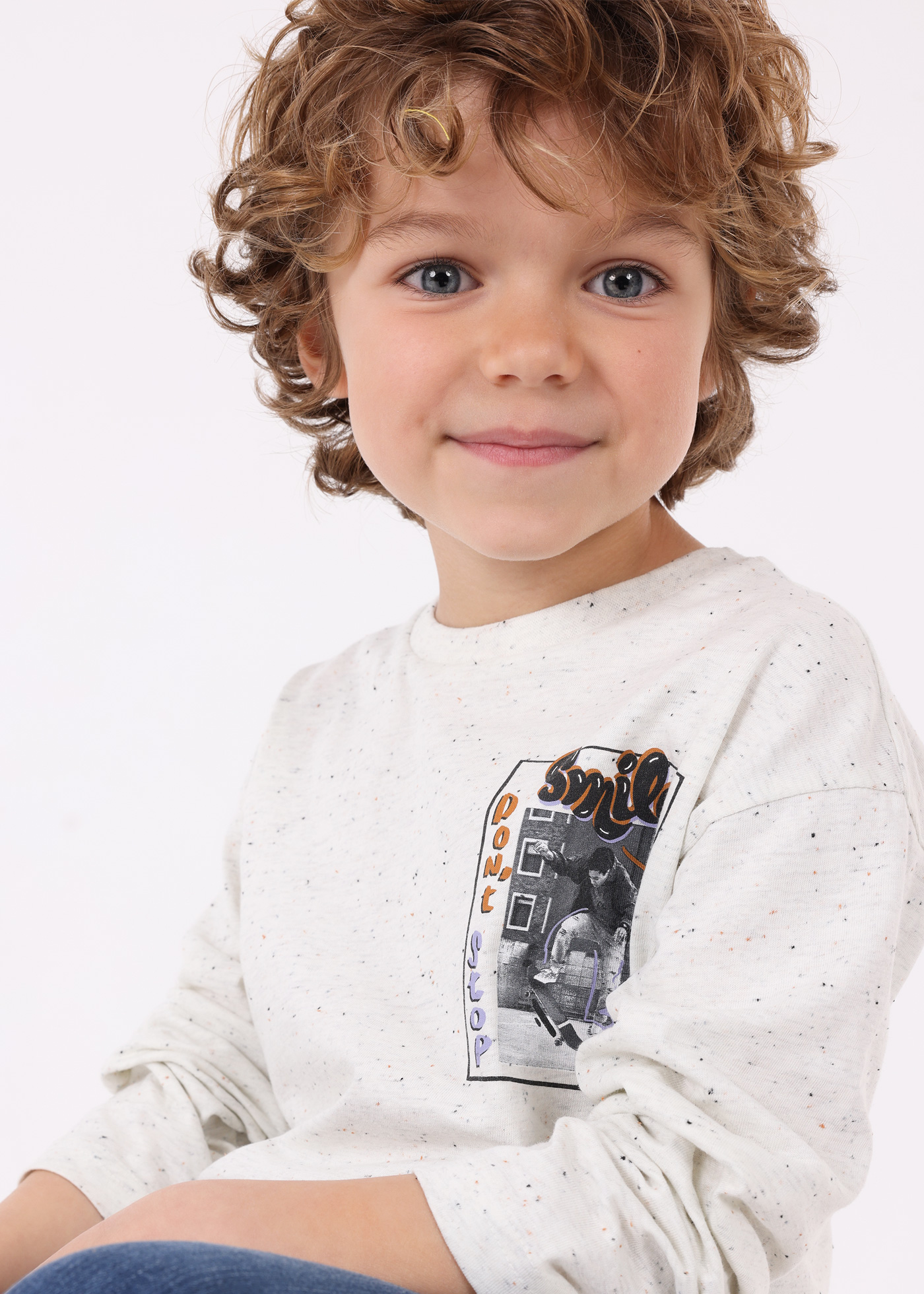 Camiseta de malha Better Cotton Neps para meninos