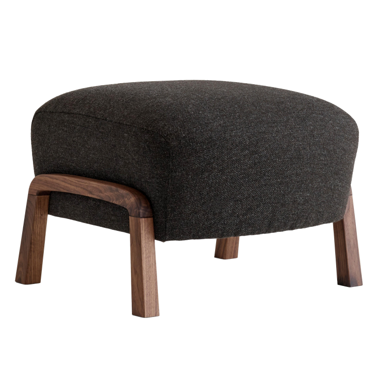 &tradition Wulff ottoman walnoot onderstel Hallingdal 376