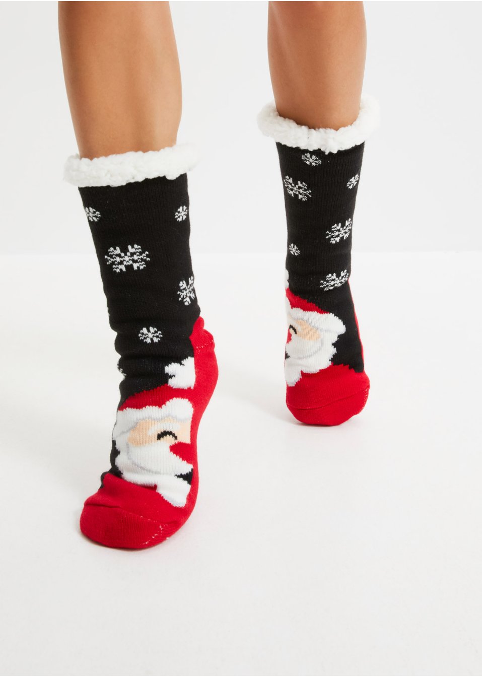 Chaussettes douillettes avec doublure peluche