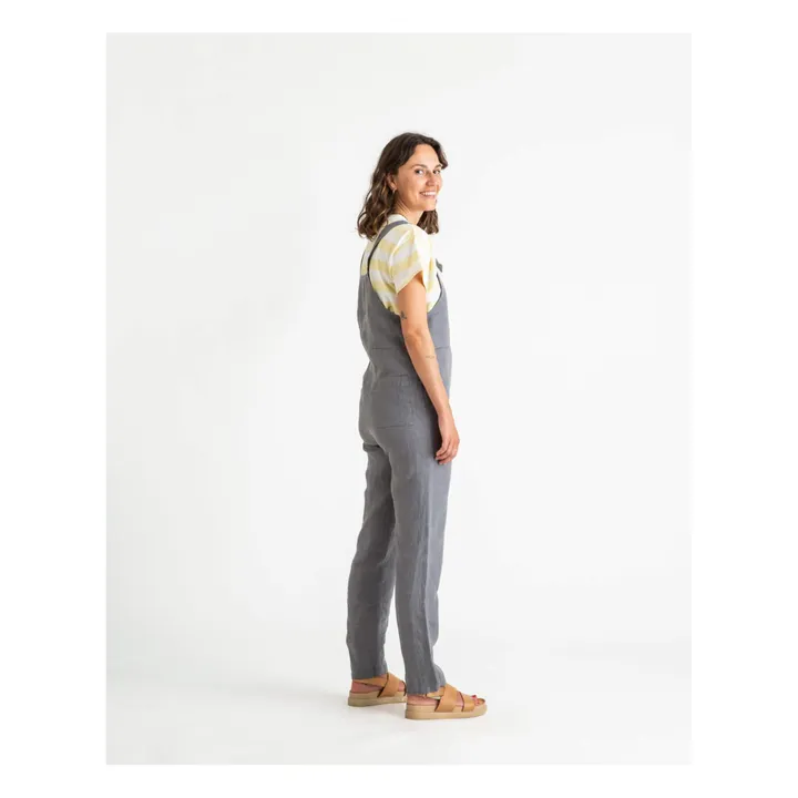 Matona Salopette Lin | Gris bleuté