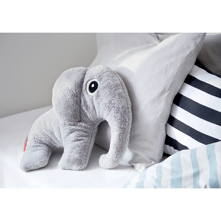 Done by Deer™ Kuscheltier Cuddle Friend Elefant Elphee, grau