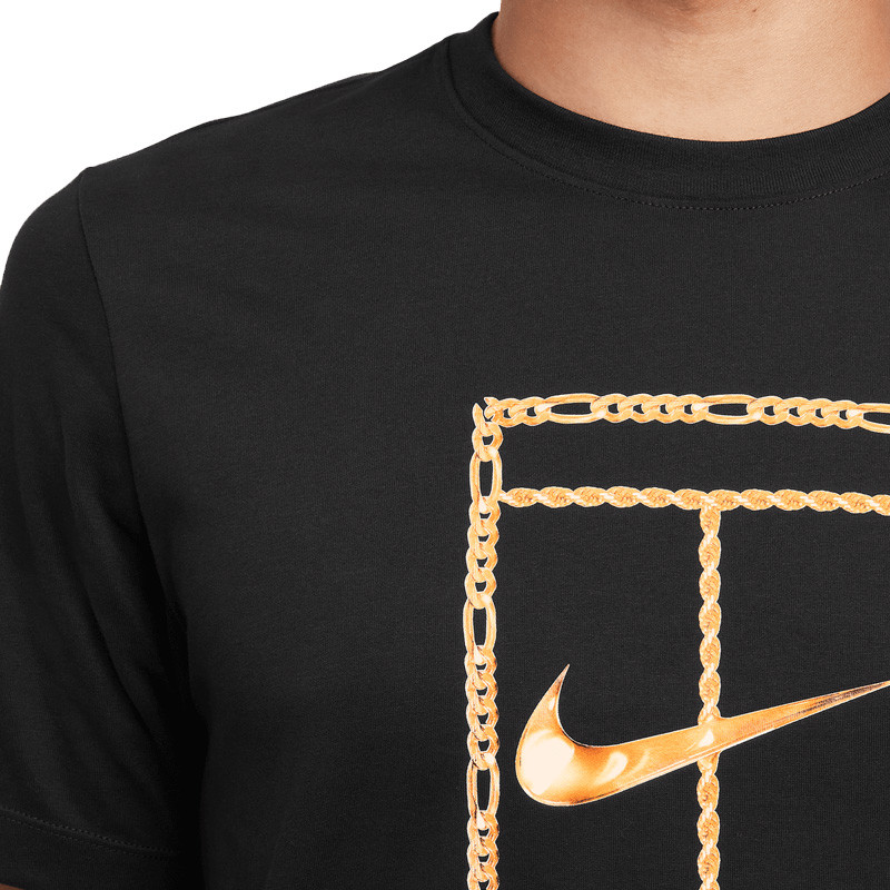 Tee-shirt de tennis Nike Court Dri-Fit noir