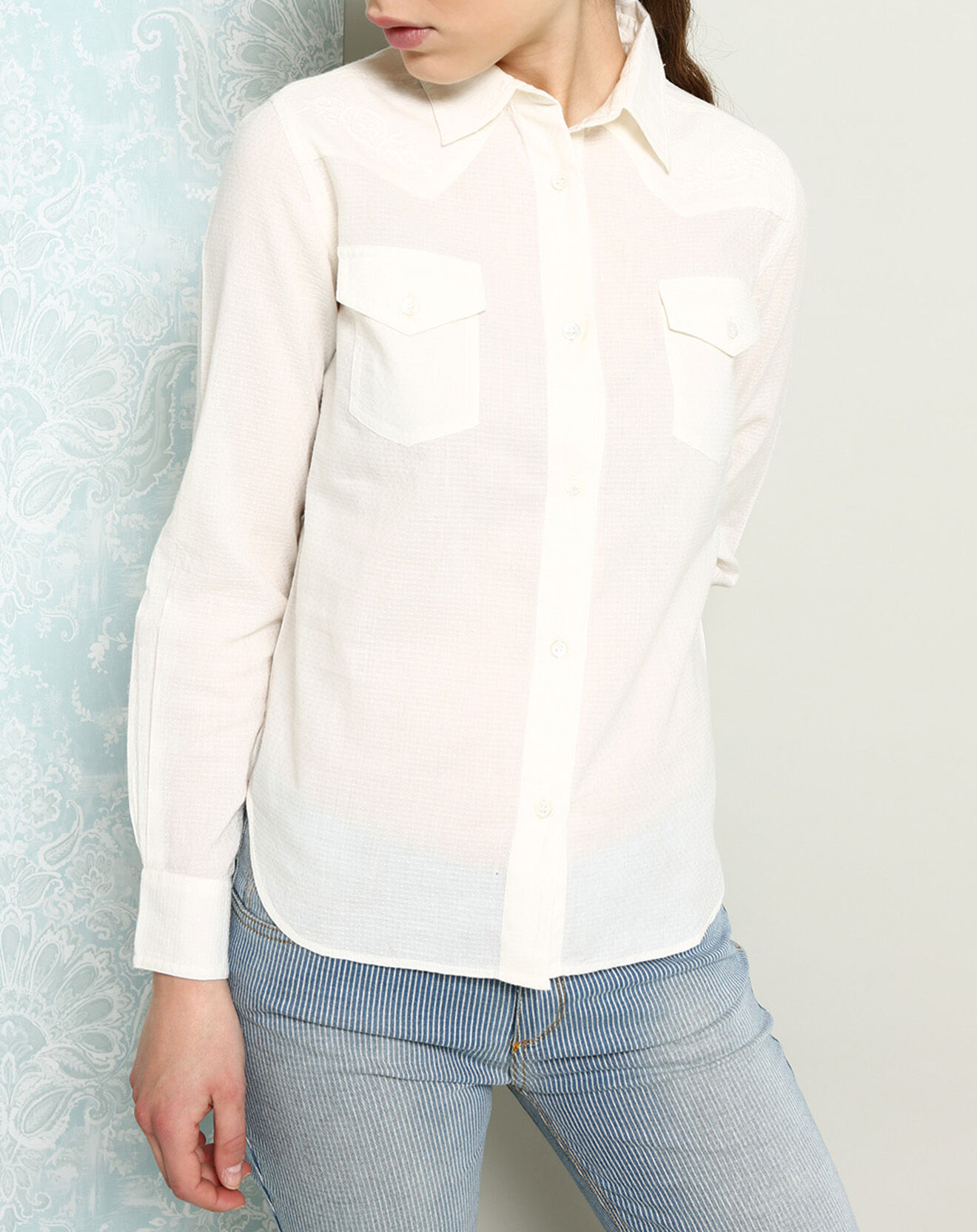 Soeur Chemise Daria Bis Brodée écrue