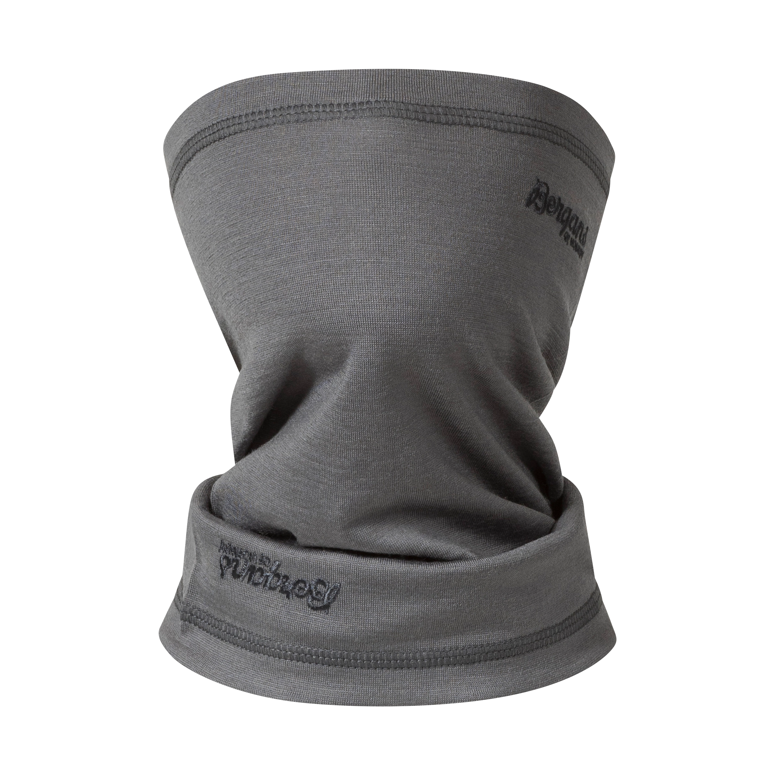 Bergans Wool Junior Neck Warmer Solid Grey