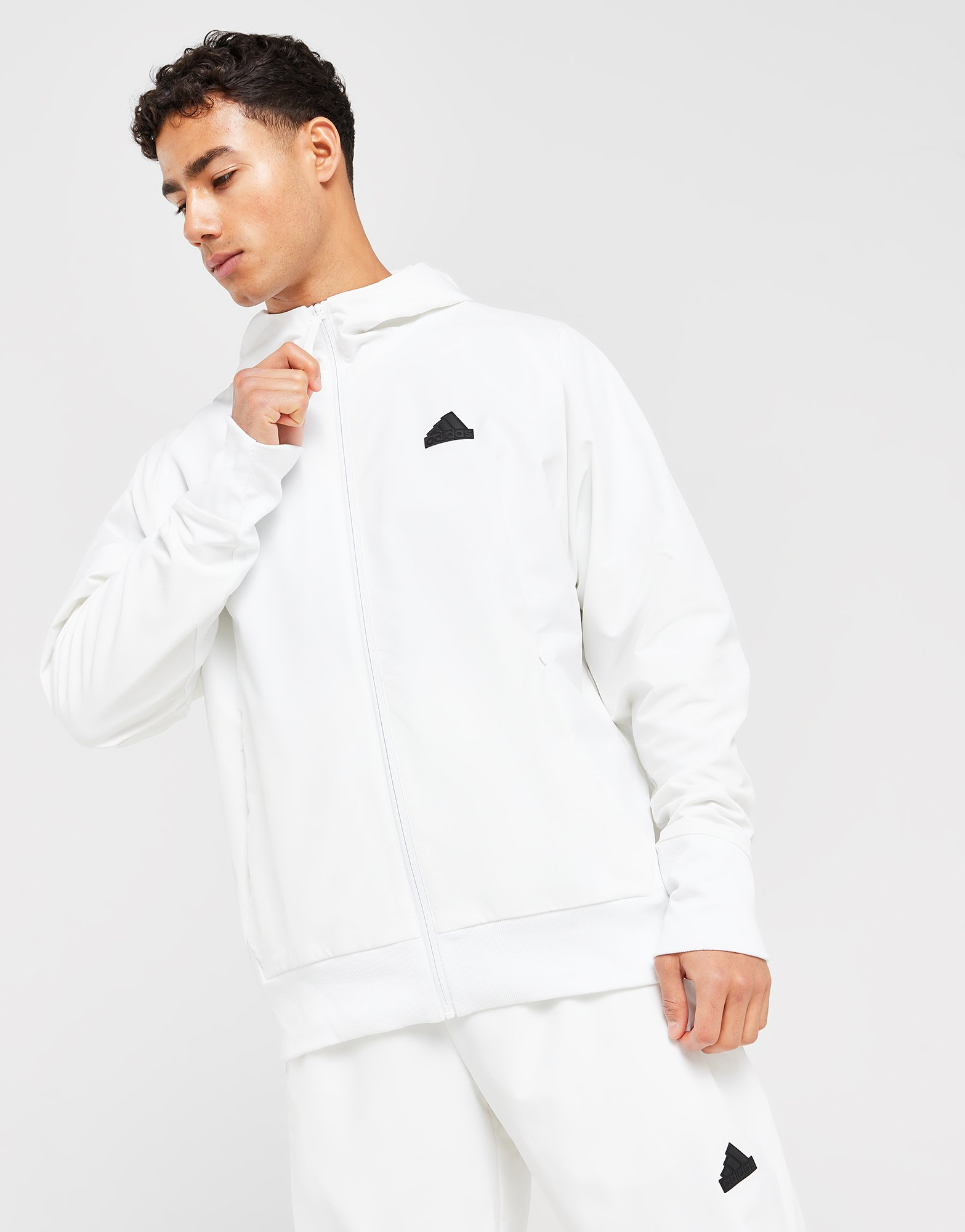 adidas Veste de survêtement à capuche zippée toile Z.N.E.