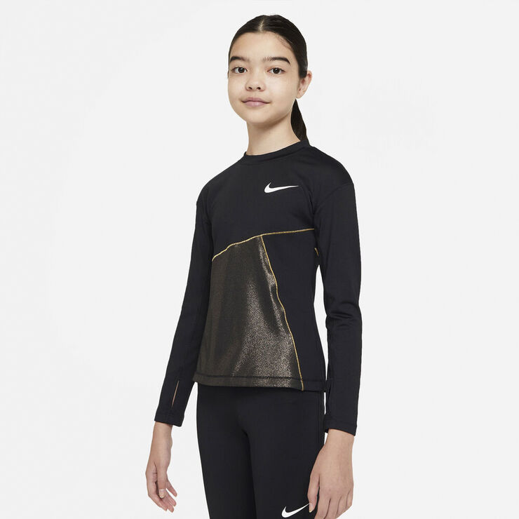 Nike Pro Warm Træningstop Sort