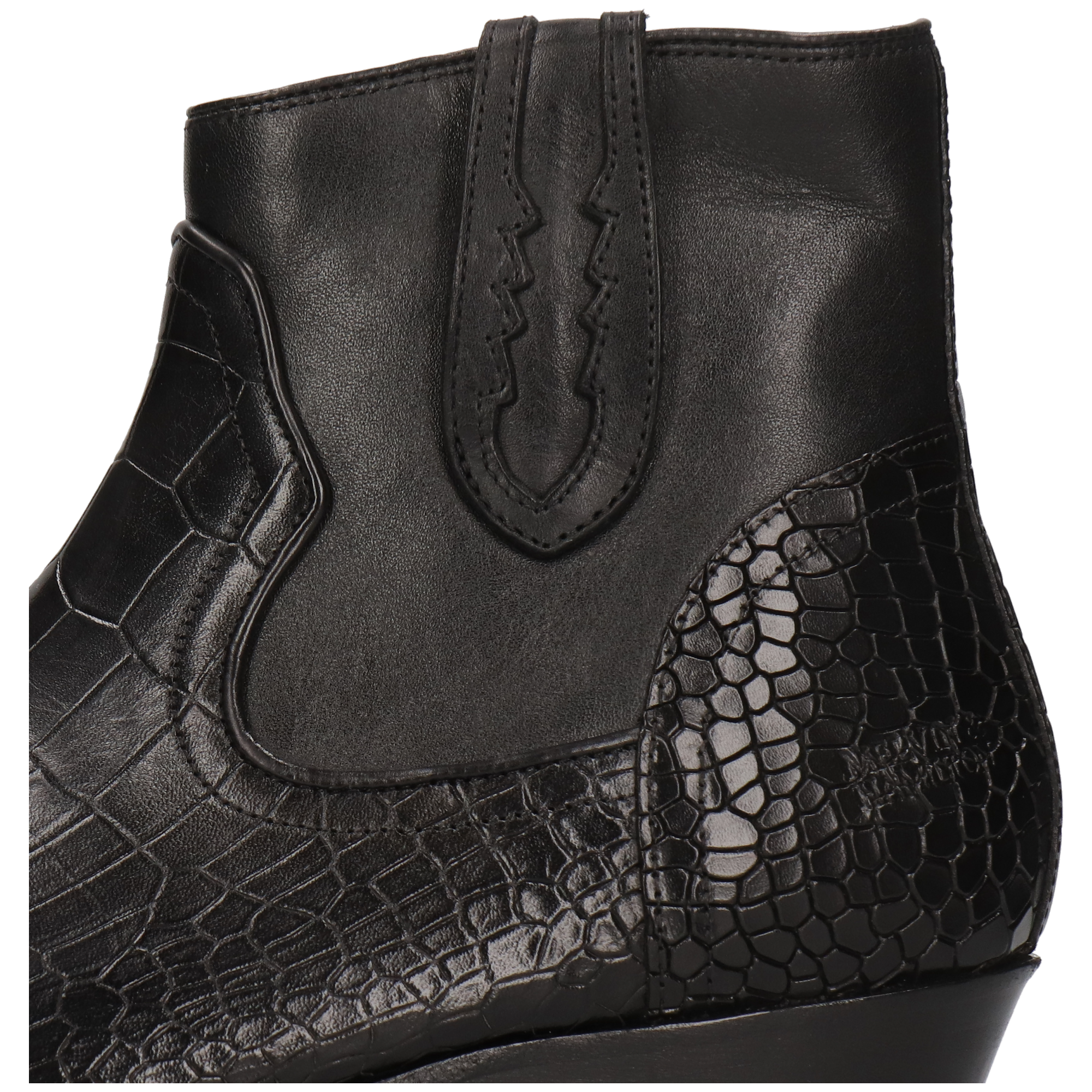 SHYLA 2 - Bottines à talon cubain | Noir