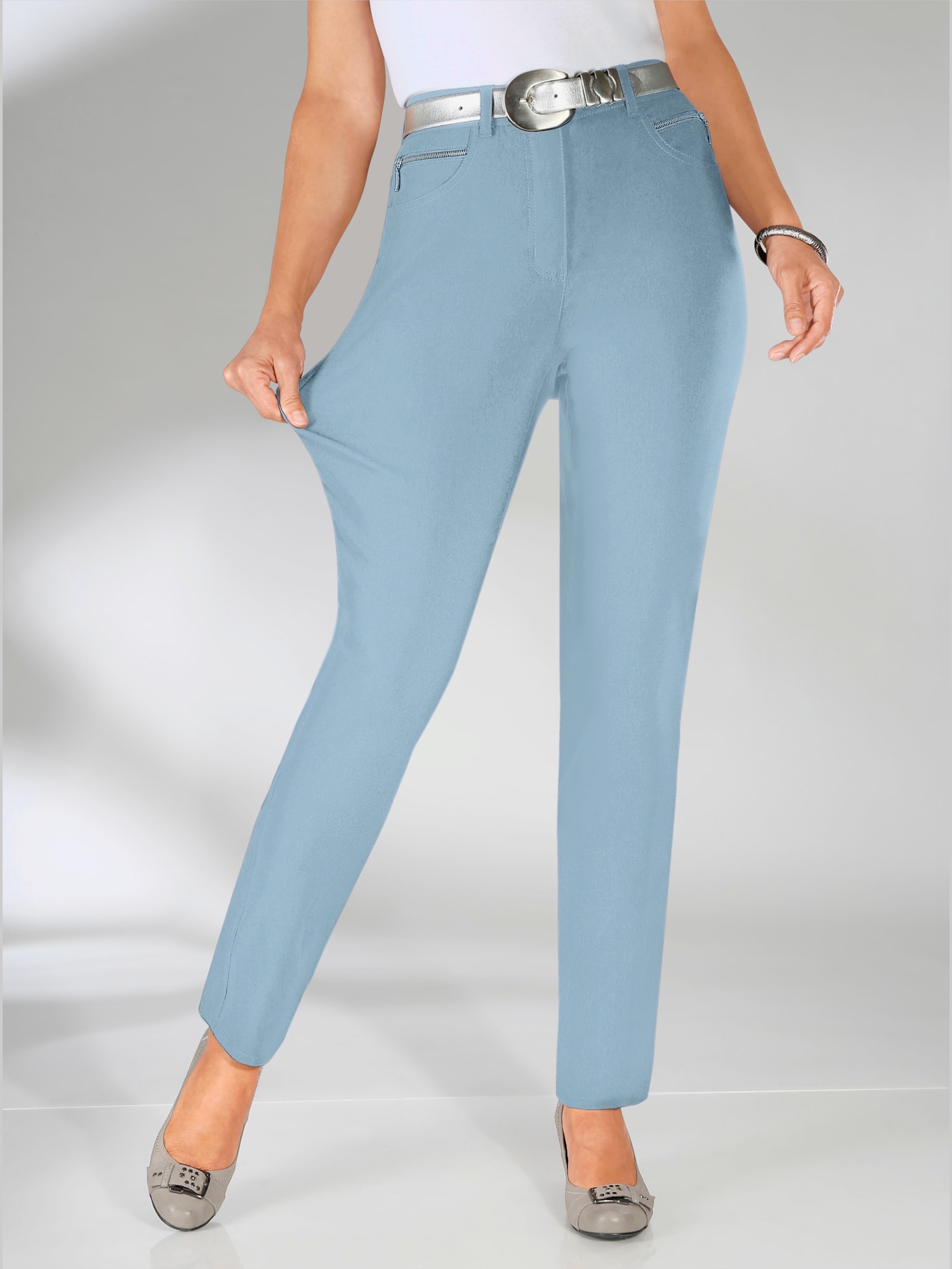 Pantalon confortable avec poches zippées