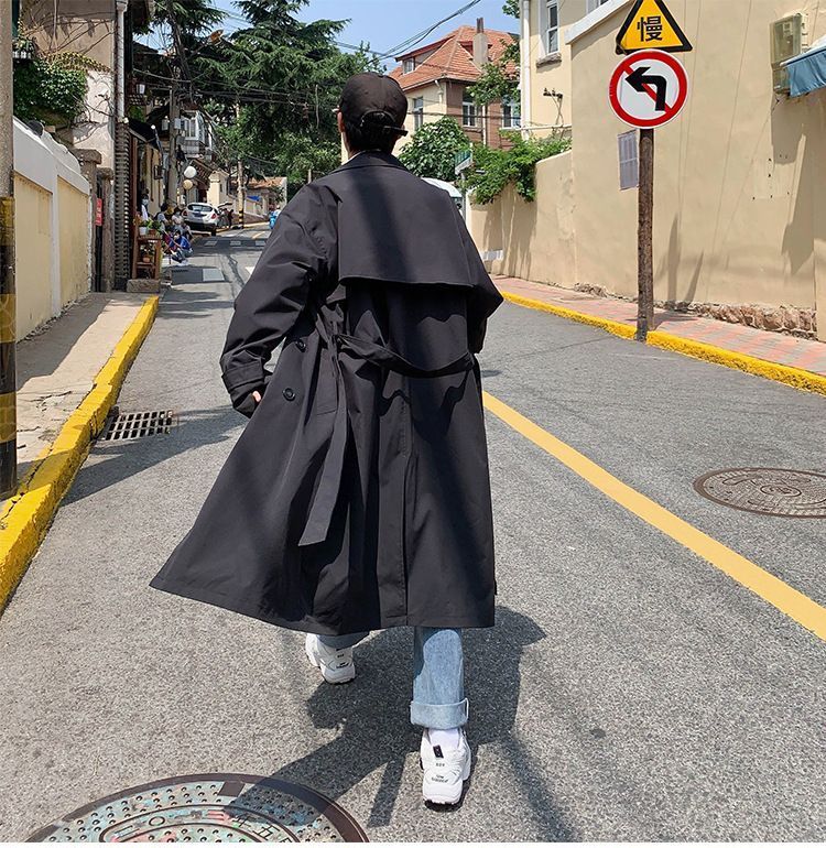 Andrei - Double-breasted midi trenchcoat