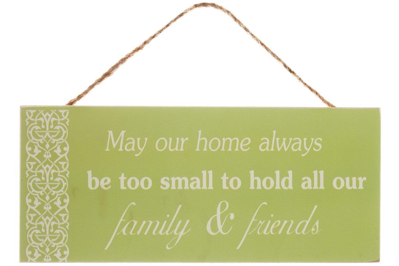 Holzschild - Family & Friends - 40x16 cm