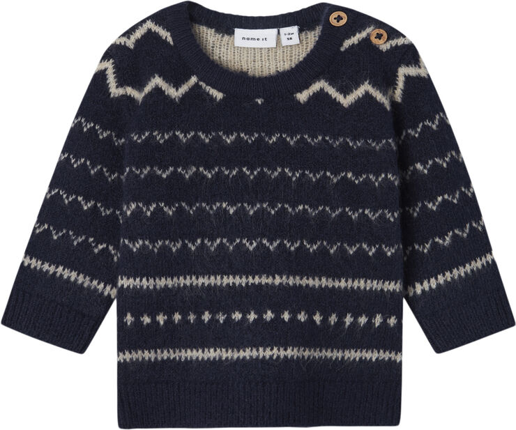 Name It NBMSOREMI LS KNIT Blå