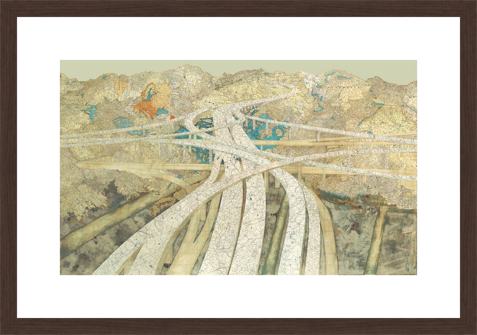 Course of Empire (Mixmaster 2) by Matthew Cusick - Limited Edition. Edition of: 100. Signed.