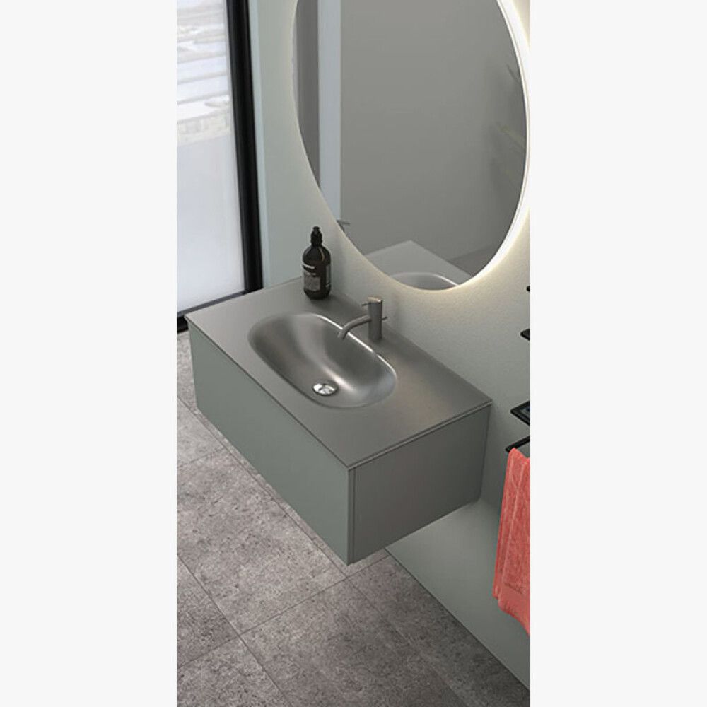 SPEIL RUND SCANBAD DELTAMED BELYSNING Ø90CM