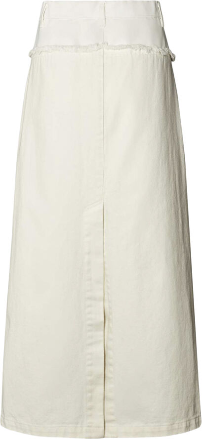 Rabens Saloner Duo canvas skirt - Rasmia Ecru
