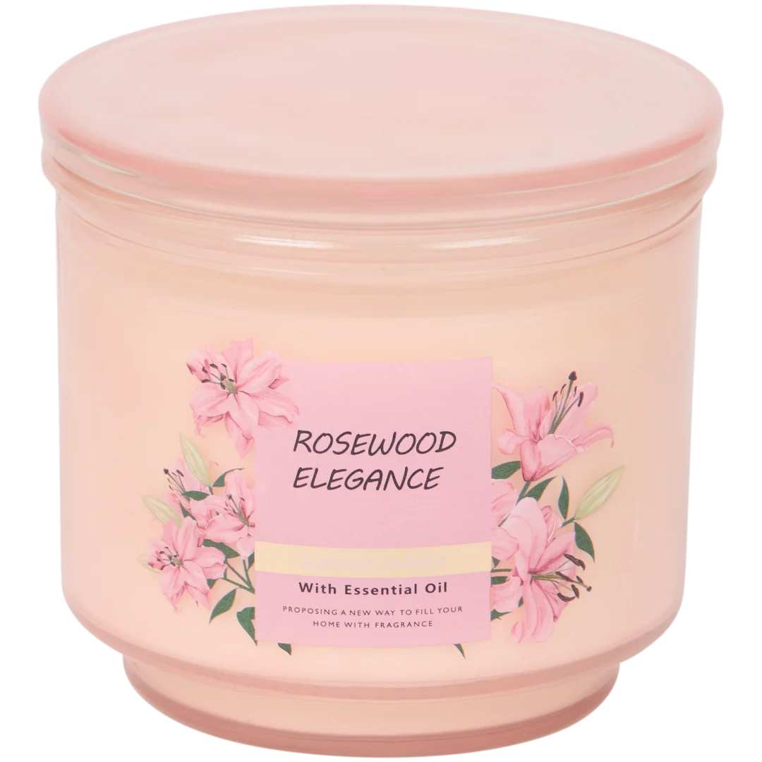 Bougie parfumée avec couvercle