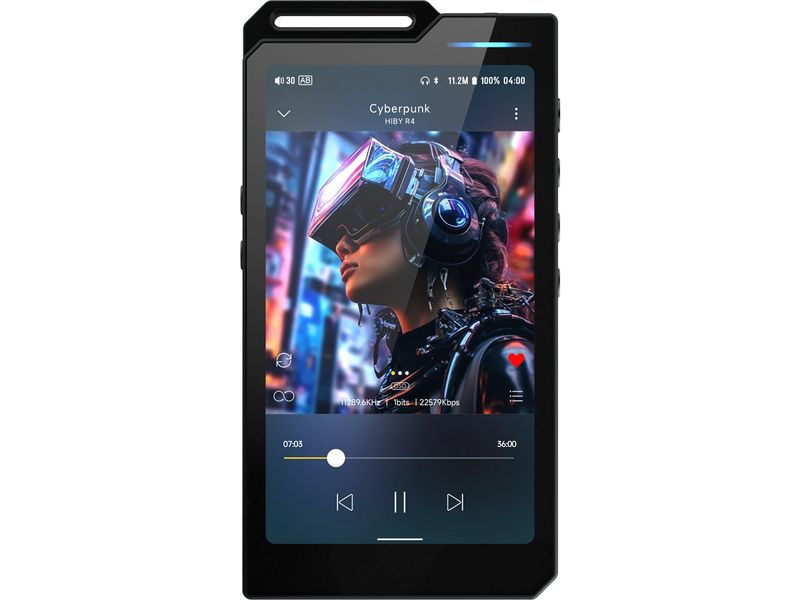 HiBy HiRes-Player R4 Schwarz 4-Wege Hi-Fi Android DAP