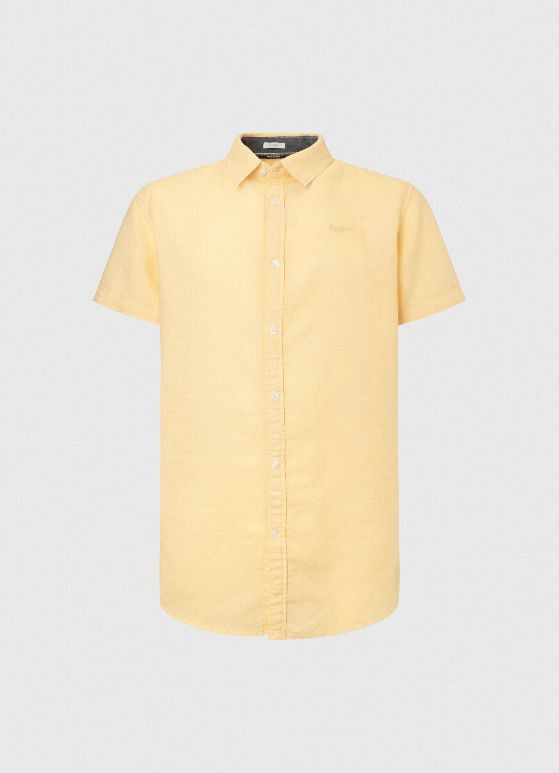 CAMISA DE LINHO DE MANGA CURTA PARKER - brilho