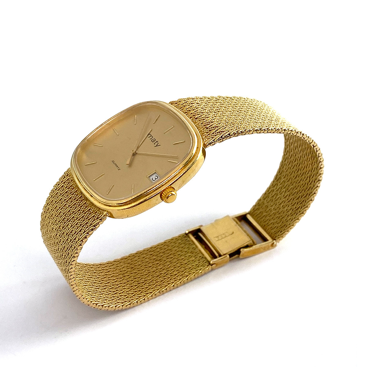Montre d'occasion or 750 jaune 20 cm