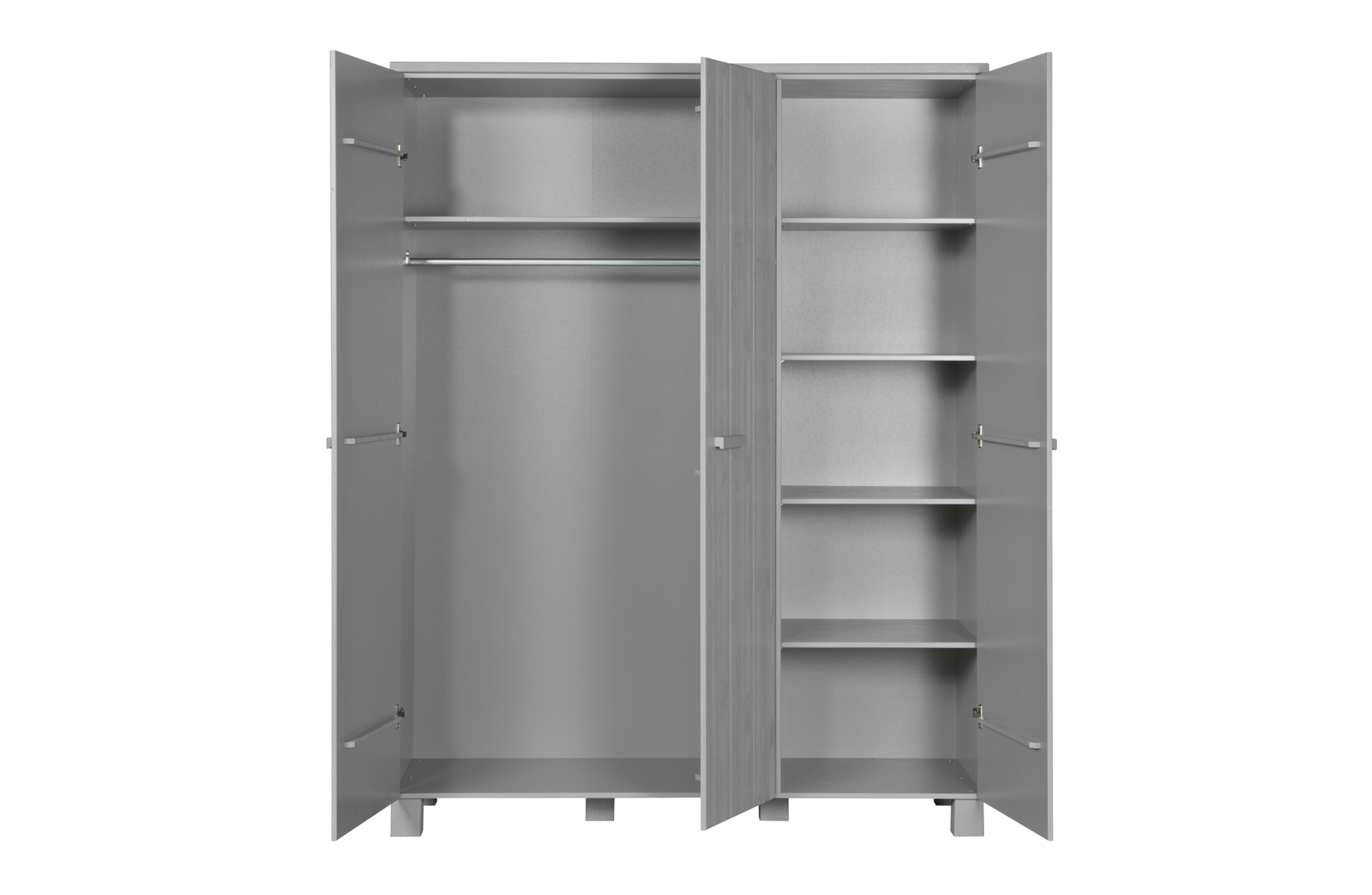 Kast Dennis 3-deurs - Betongrijs